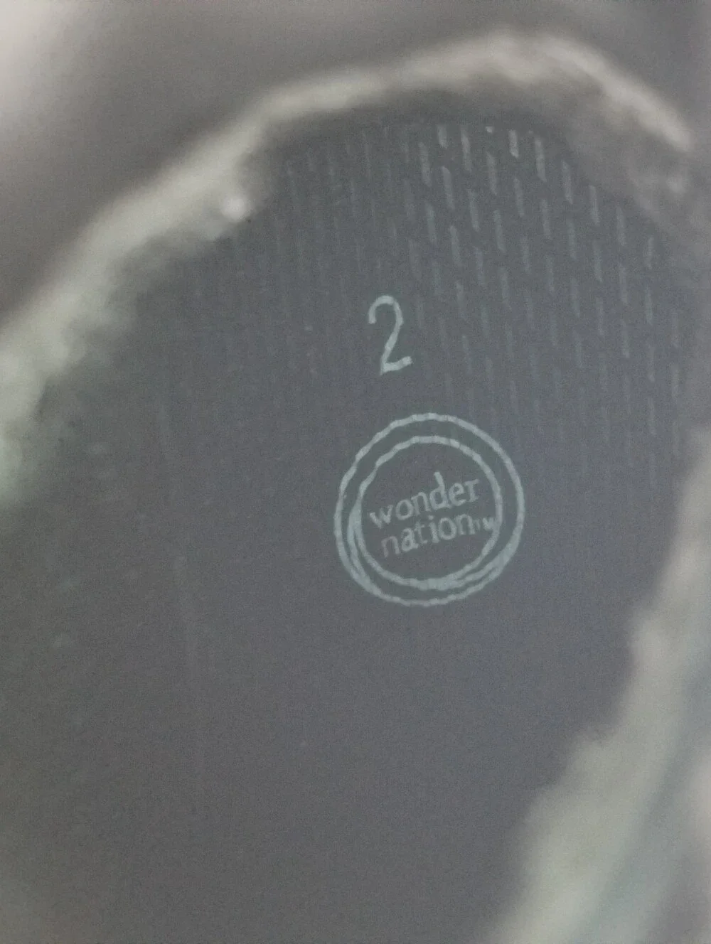 WONDER NATION BABY BLACK BOOTS SIZE 2